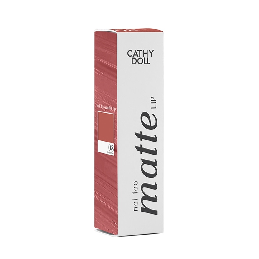 CATHY DOLL Not Too Matte Lip Cloudy Brown 2.9g