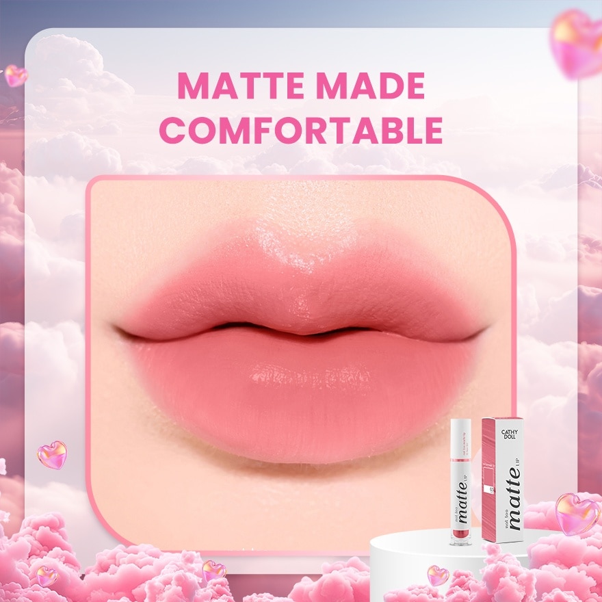 CATHY DOLL Not Too Matte Lip 05 New Girl 2.9g