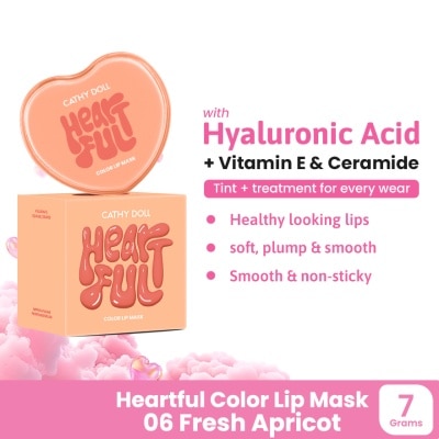 CATHY DOLL - CATHY DOLL Heartful Color Lip Mask 06 Fresh Apricot 7g