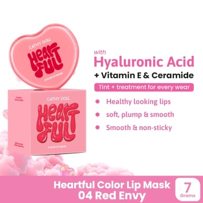 CATHY DOLL - CATHY DOLL Heartful Color Lip Mask 04 Red Envy 7g