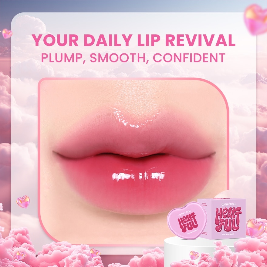 CATHY DOLL Heartful Color Lip Mask 02 Sugar Plum 7g