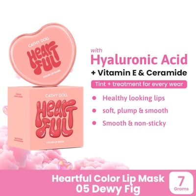 CATHY DOLL - CATHY DOLL Heartful Color Lip Mask 05 Dewy Fig 7g