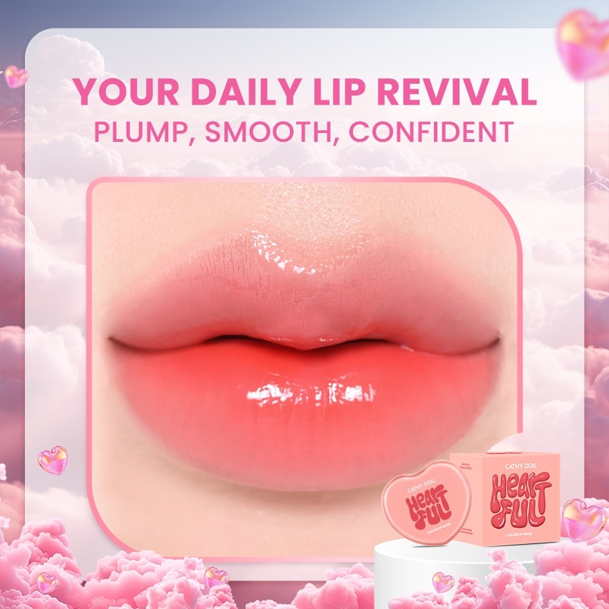 CATHY DOLL Heartful Color Lip Mask 05 Dewy Fig 7g