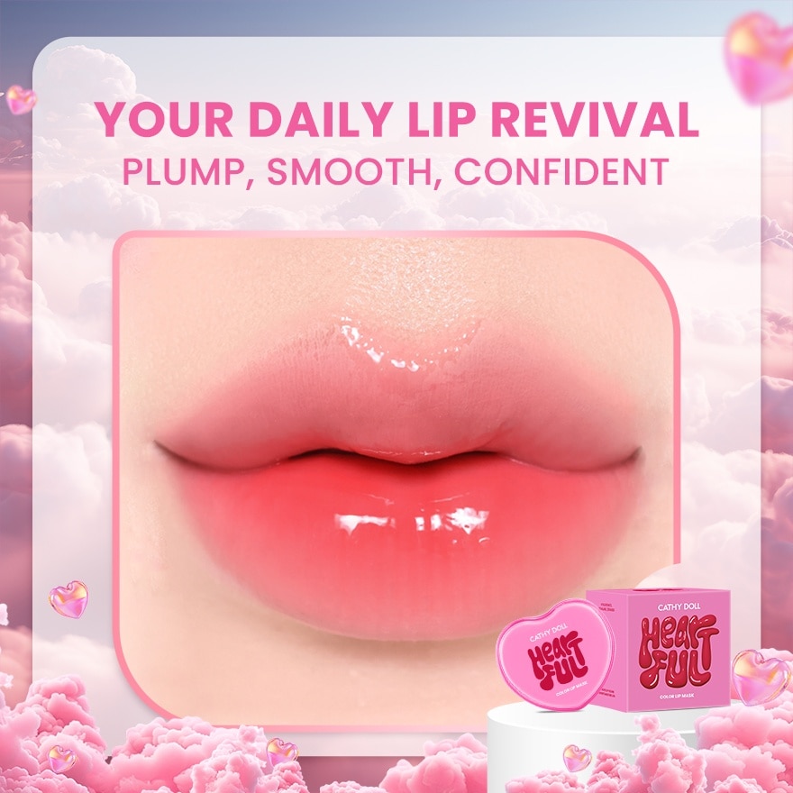 CATHY DOLL Heartful Color Lip Mask 03 Rose Apple 7g