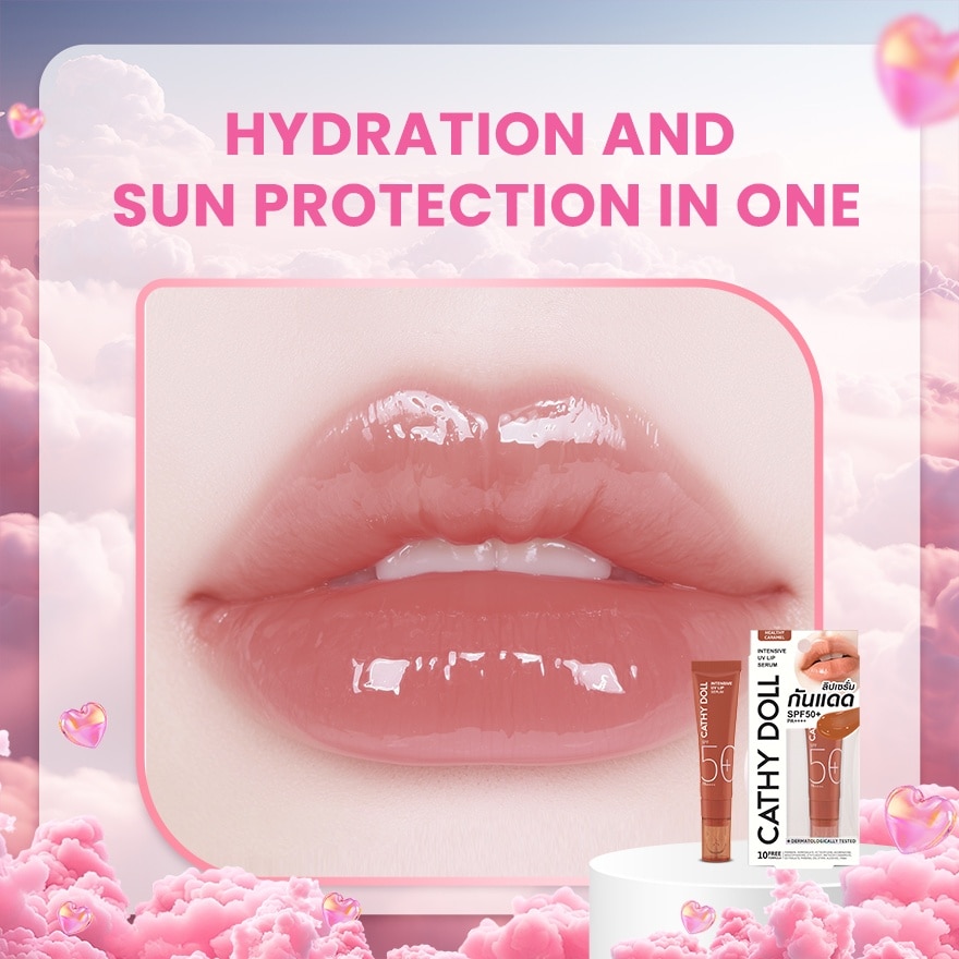 CATHY DOLL Intensive UV Lip Serum Healthy Caramel SPF50 PA 10ml