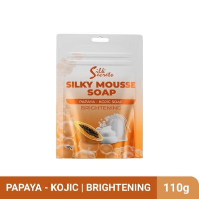 SILK SECRETS - SILK SECRETS Papaya Kojic Acid Brightening Silky Mousse Soap