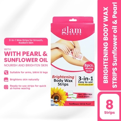 GLAMWORKS GLAMWORKS Body Wax Strips Sun Flower and Pearl 8s