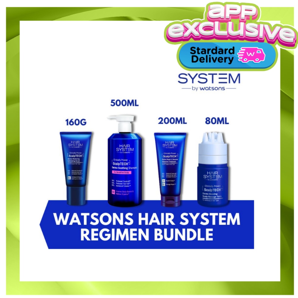 WATSONS Hair System Regimen Bundle