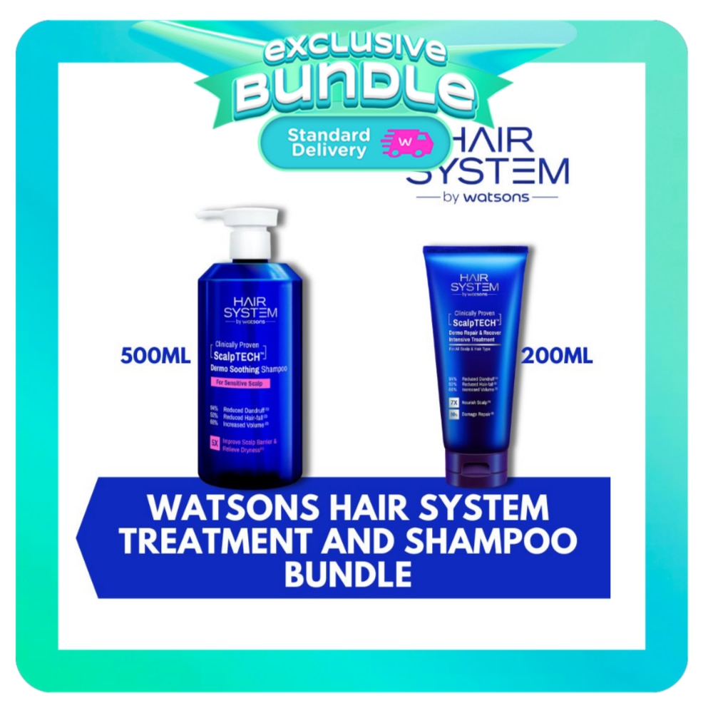 WATSONS Hair System Treatment & Shampoo Bundle image
