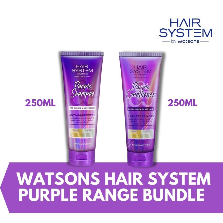 WATSONS HAIR SYSTEM PURPLE RANGE BUNDLE