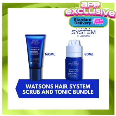 HAIR SYSTEM WS Watsons Hair System Scrub and Tonic Bundle