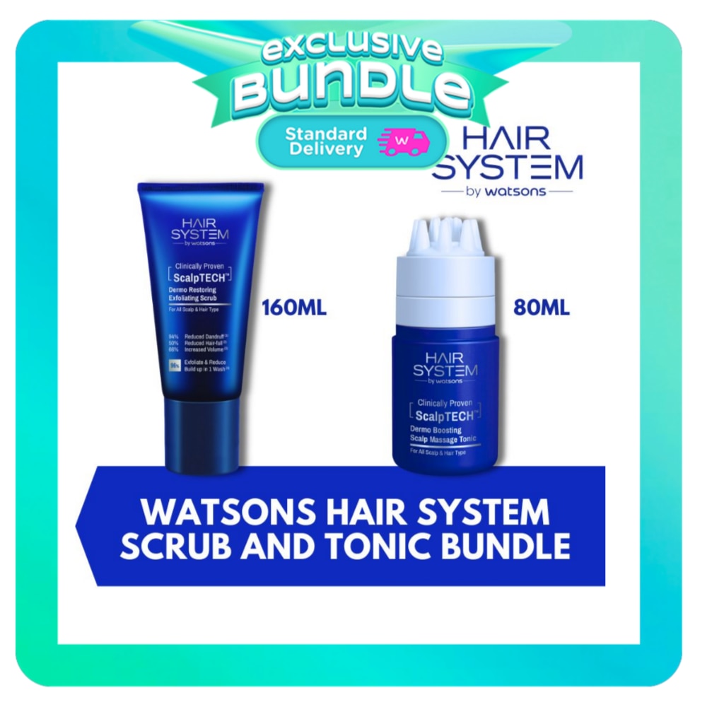 Watsons Hair System Scrub and Tonic Bundle