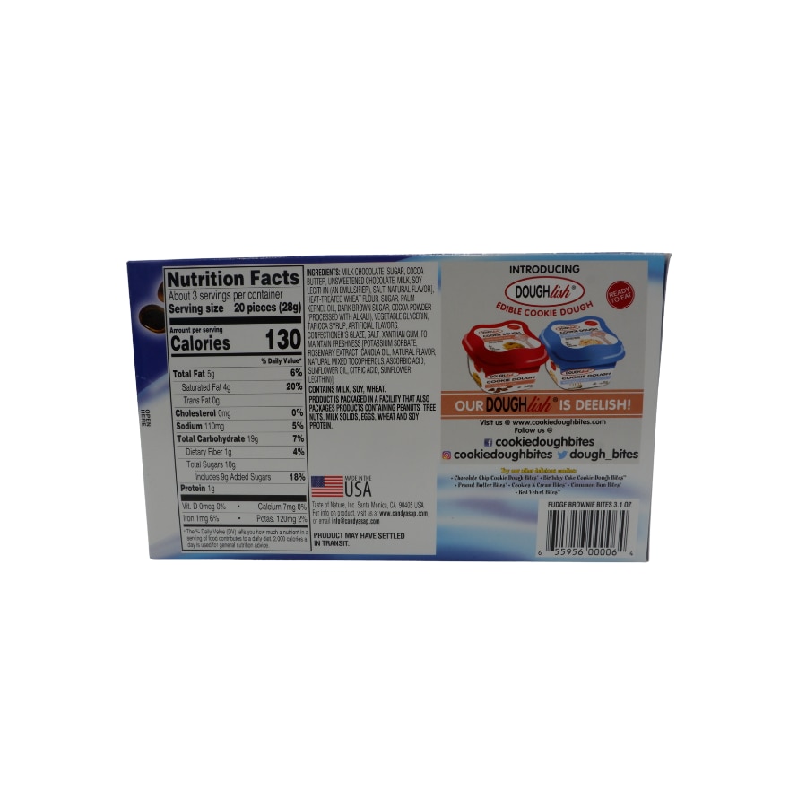 COOKIE DOUGH BITES Fudge Brownie