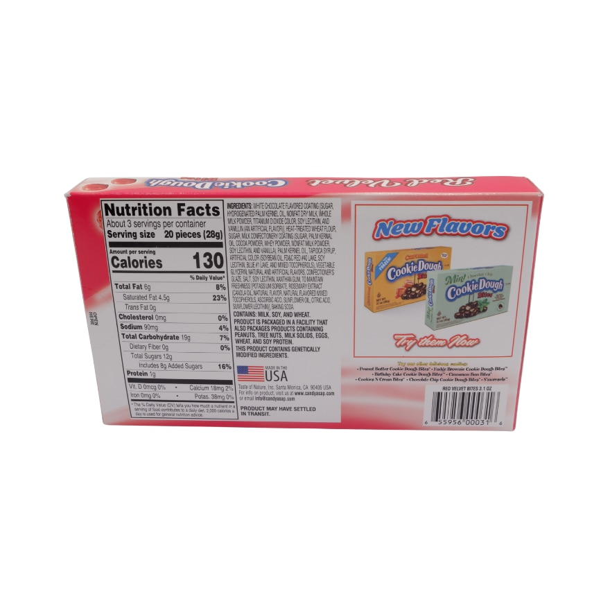 COOKIE DOUGH BITES Redvelvet Cake