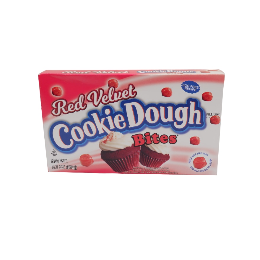 COOKIE DOUGH BITES Redvelvet Cake