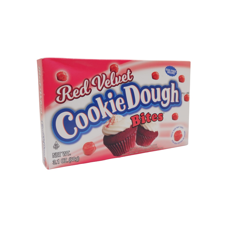 COOKIE DOUGH BITES Redvelvet Cake