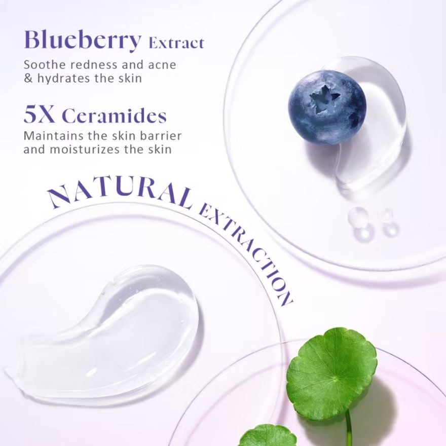 GLAD2GLOW Blueberry Ceramide Low PH Gel Cleanser 70ml image