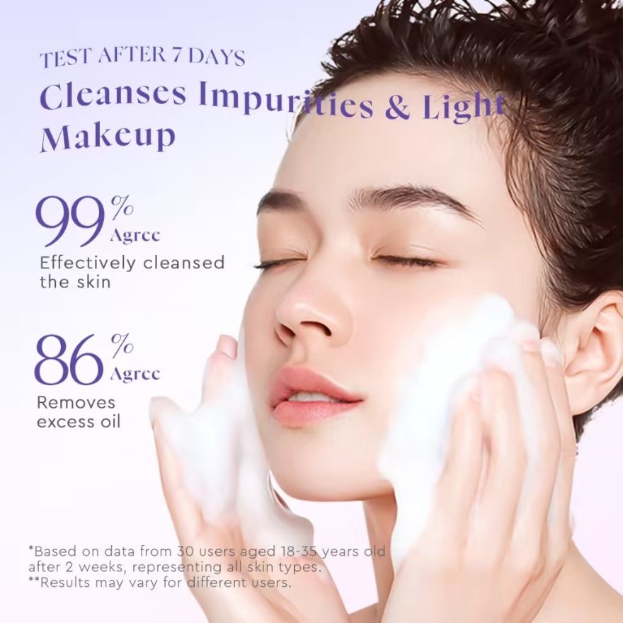GLAD2GLOW Blueberry Ceramide Low PH Gel Cleanser 70ml image
