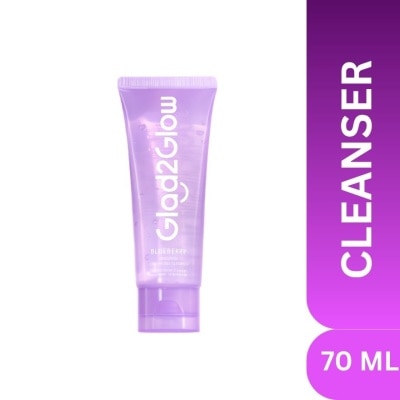 GLAD2GLOW GLAD2GLOW Blueberry Ceramide Low PH Gel Cleanser 70ml image