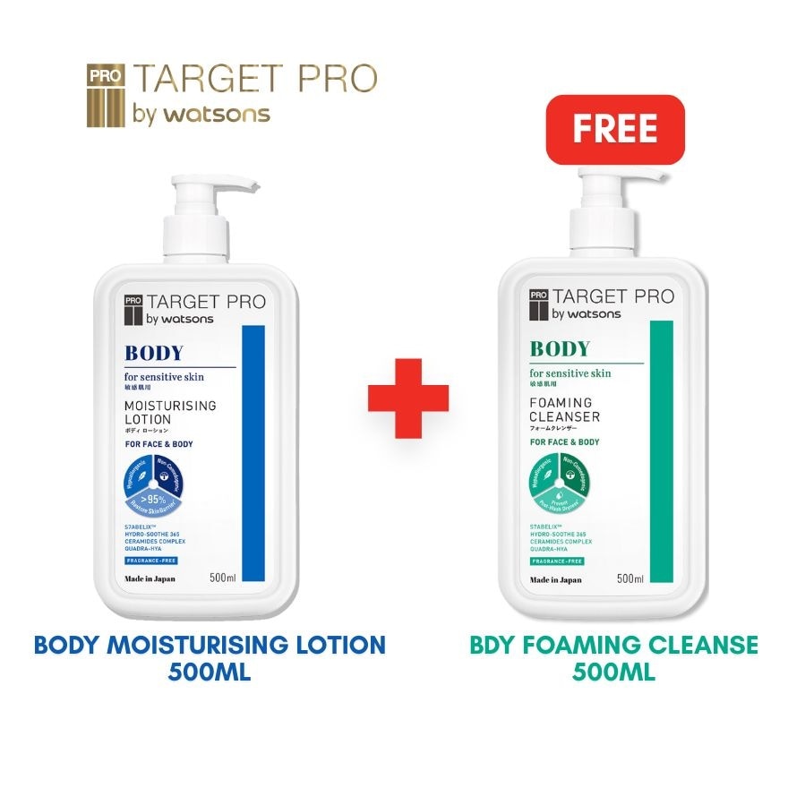 WATSONS TARGET PRO Lotion and Cleanser 500ml