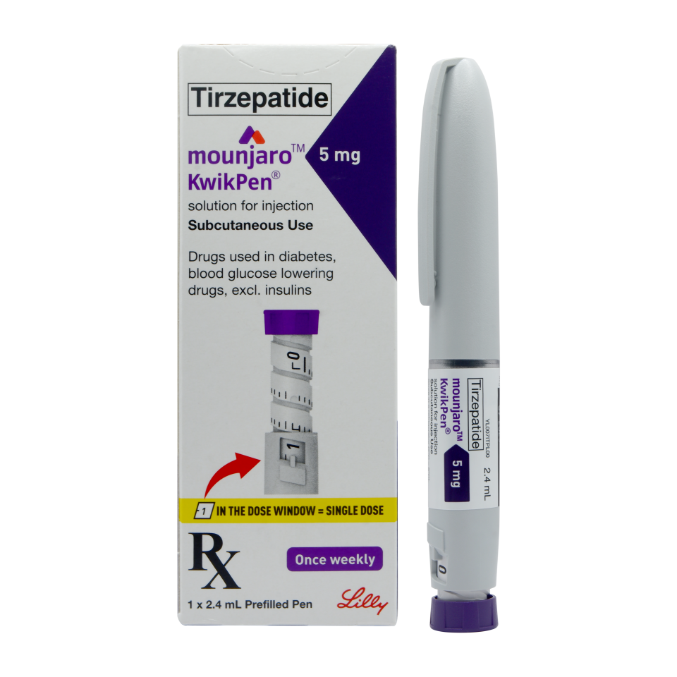 MOUNJARO Kwikpen 5mg/0.6ml [PRESCRIPTION REQUIRED] Available in Click & Collect