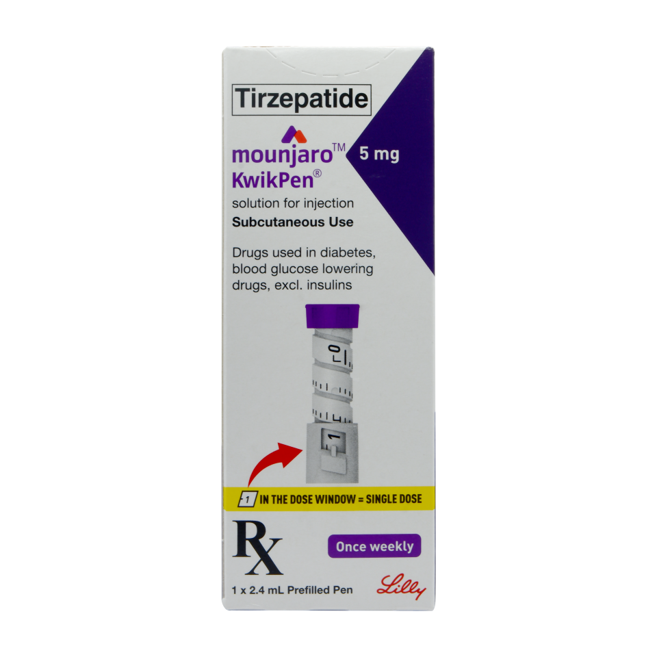 MOUNJARO Kwikpen 5mg/0.6ml [PRESCRIPTION REQUIRED] Available in Click & Collect