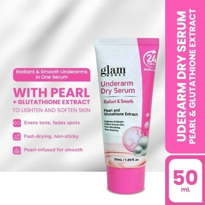 GLAMWORKS - GLAMWORKS Underarm Dry Serum Pearl & Glutathione 50ml