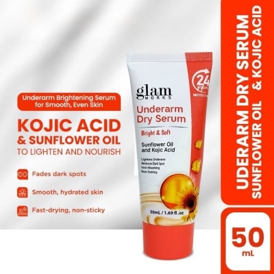 GLAMWORKS - GLAMWORKS Underarm Dry Serum Sunflower & Kojic 50ml