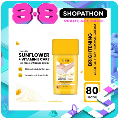GLAMWORKS - GLAMWORKS Hair Remover Glide on Cream Sunflower & Vitamin E 80g image