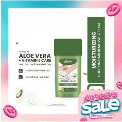GLAMWORKS GLAMWORKS Hair Remover Glide on Cream Aloe Vera & Vitamin E 80g image