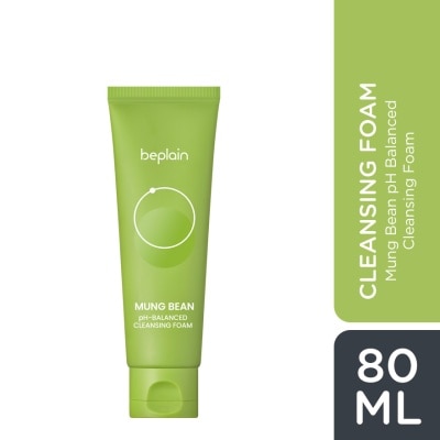BEPLAIN BEPLAIN Mung Bean pH Balanced Cleansing Foam 80ml image
