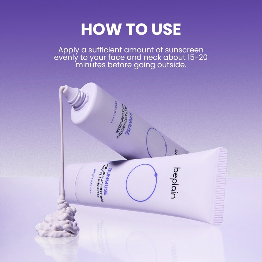 BEPLAIN Sunmuse Tone Up Correcting Matte Sunscreen 50ml image