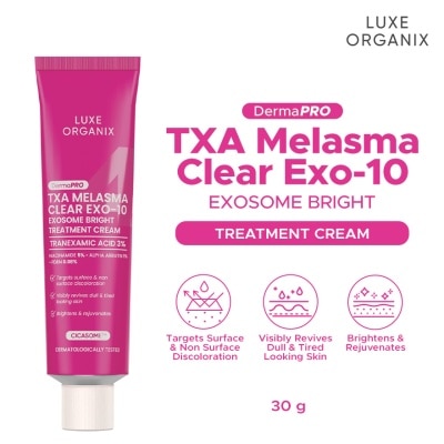 LUXE ORGANIX - LUXE ORGANIX DermaPRO TXA Melasma Clear Exo-10 Exosome Bright Treatment Cream 150ml
