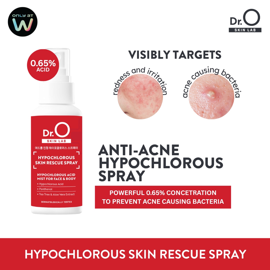 Dr. O Skin Lab Hypochlorous Skin Rescue Spray 0.65% Hypochlorous Acid Anti-Acne Mist 50ml