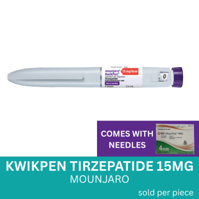 MOUNJARO MOUNJARO Kwikpen 15mg/0.6ml [PRESCRIPTION REQUIRED] Available in Click & Collect