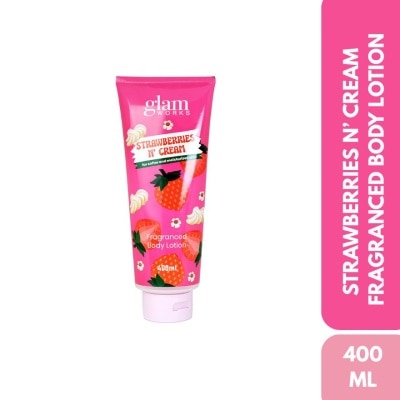 GLAMWORKS - GLAMWORKS Strawberries N Cream Fragranced Body Lotion 400ml