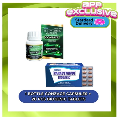 CONZACE - CONZACE Bottle & Biogesic 20s For 20% Off image