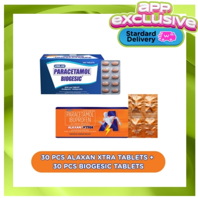 BIOGESIC - BIOGESIC 30s & Alaxan 30s for 20% Off image