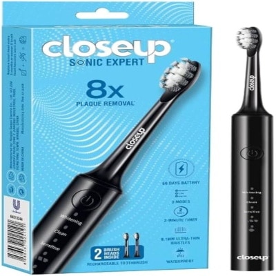 CLOSE UP - CLOSE UP Sonic Expert Electric Toothbrush Black