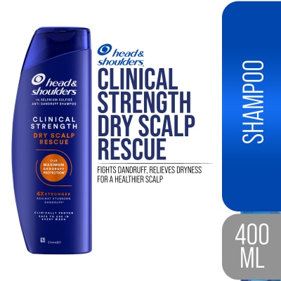 HEAD N SHOULDERS - HEAD & SHOULDERS Shampoo Clinical Strength Dry Scalp Rescue 400ml