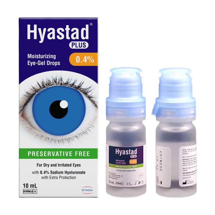 HYASTAD Plus 0.4% Sodium Hyaluronate Moisturizing Eye Gel Drops 10ml