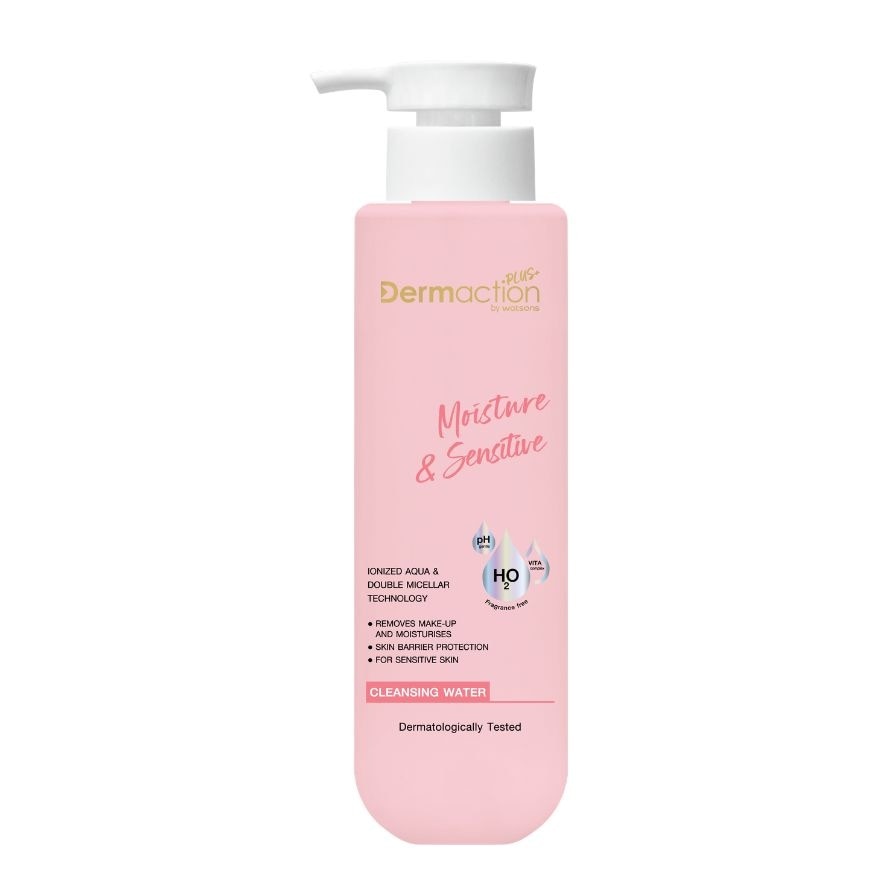 WATSONS Dermaction Plus Moisture and Sensitive Cleansing Water 250ml image