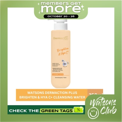 DAP BY WATSONS WATSONS Dermaction Plus Brighten and HYA C Plus Cleansing Water 250ml image