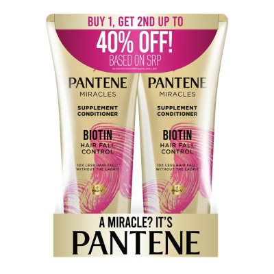 PANTENE - PANTENE Supplement Conditioner Biotin Strength Bundle 300ml