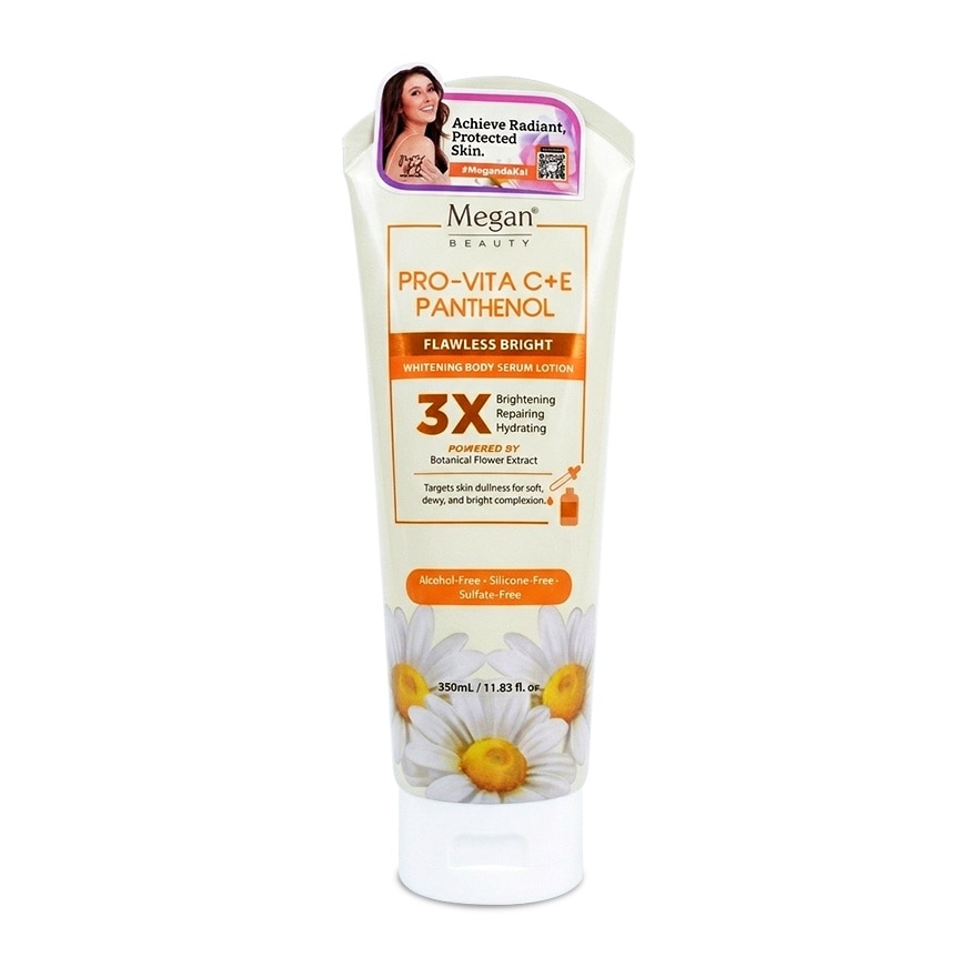 MEGAN Beauty Whitening Body Serum Lotion Flawless Bright 350ml