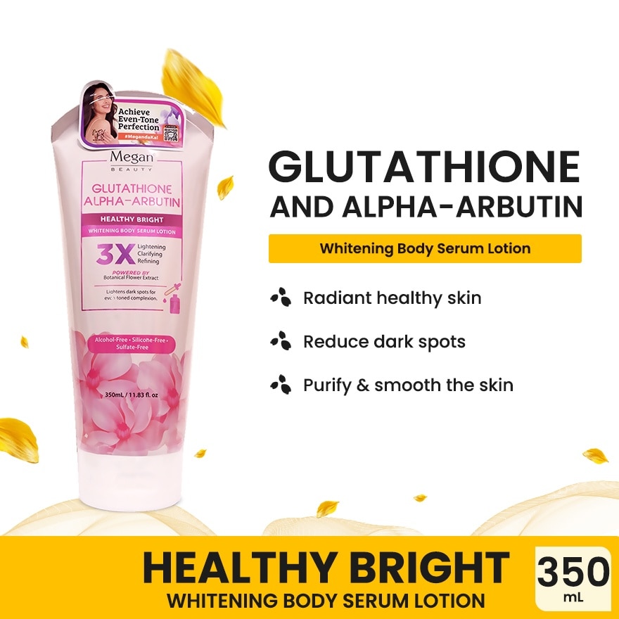 MEGAN Beauty Whitening Body Serum Lotion Healthy Bright 350ml