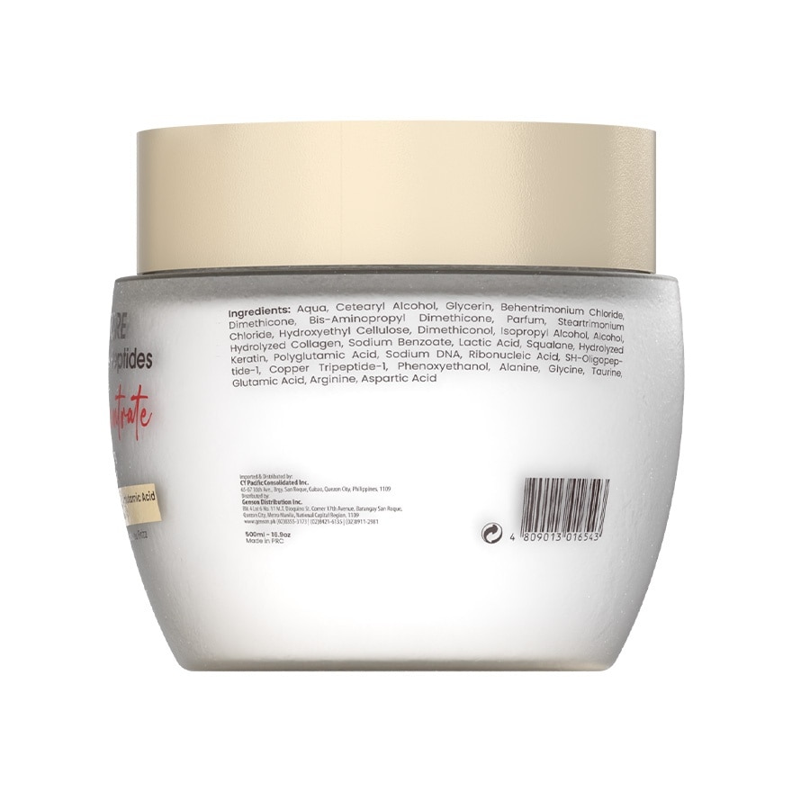 LUXE ORGANIX Power Restore Collagen EGF + Peptides Serum Concentrate Hair Mask 500ml