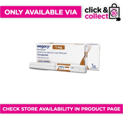 WEGOVY - WEGOVY 1mg Pen [PRESCRIPTION REQUIRED] Available in Click & Collect