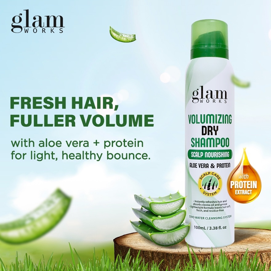 GLAMWORKS Volumizing Dry Shampoo Scalp Nourishing 100ml image
