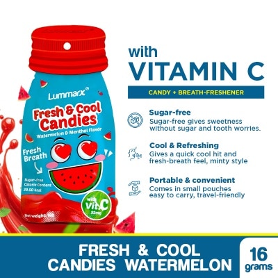 LUMMARX - LUMMARX Fresh & Cool Candies Watermelon & Menthol 16g